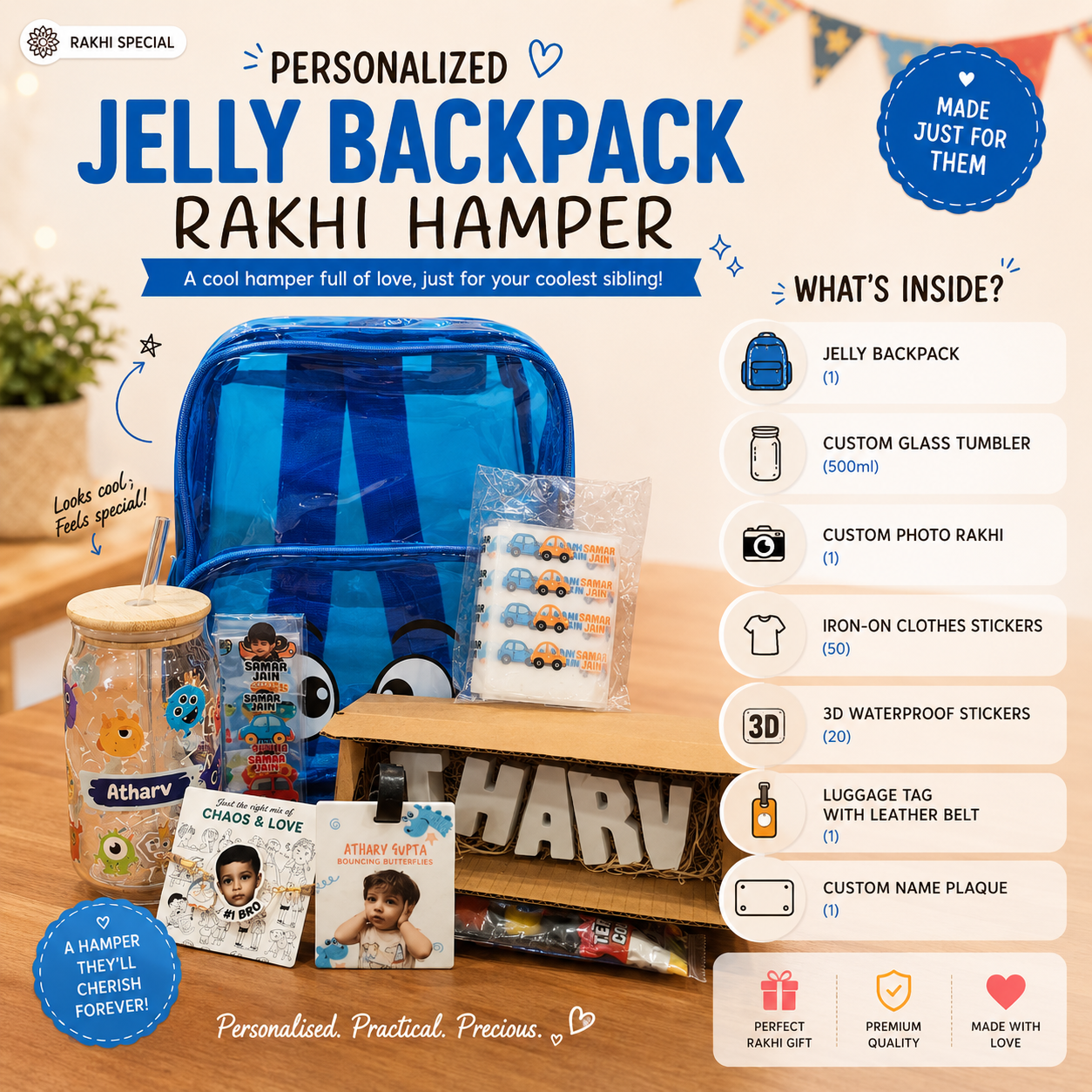 Jelly Backpack Rakhi Hamper