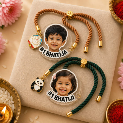 Personalized Photo Rakhi - Set of 3