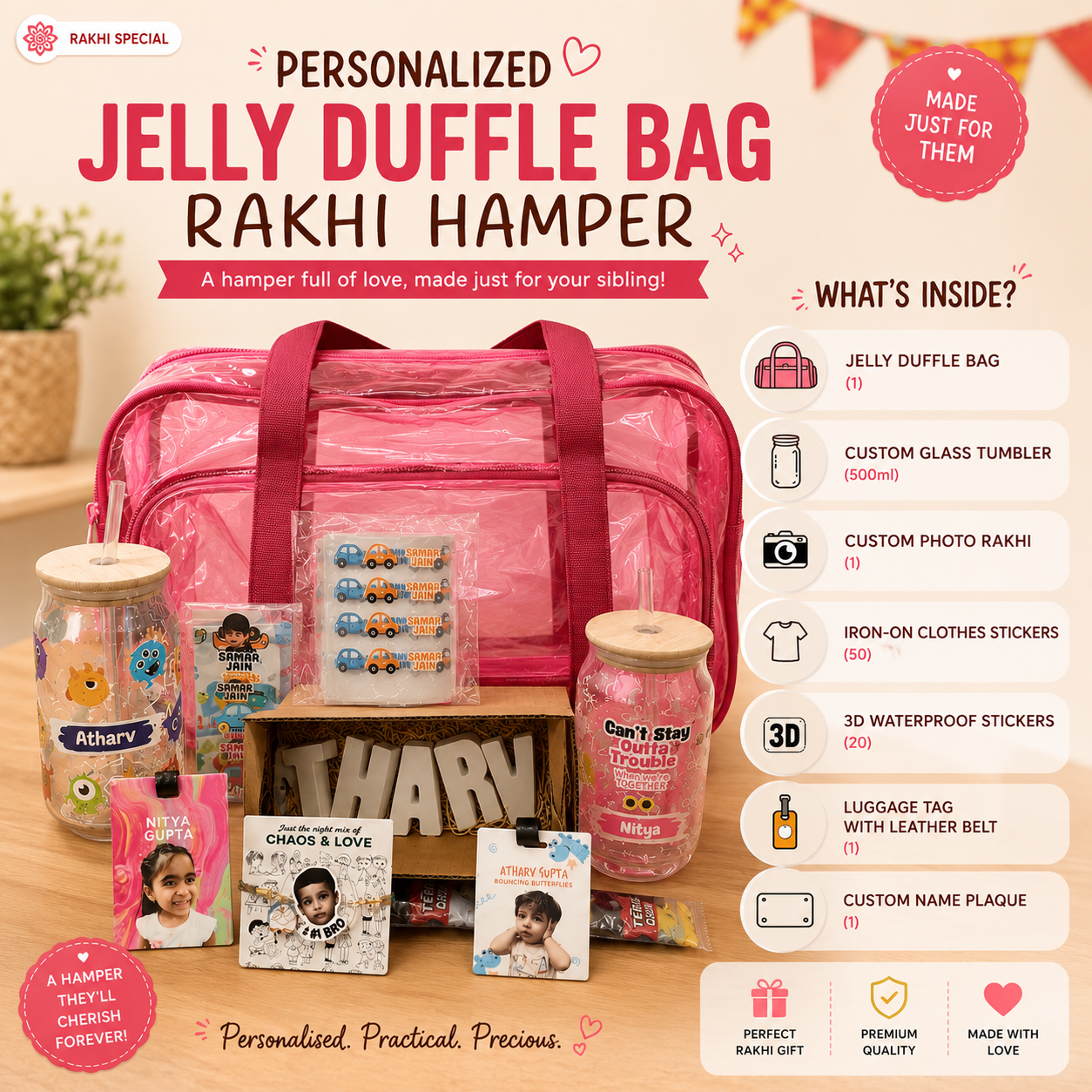 Jelly Dufflebag Rakhi Hamper
