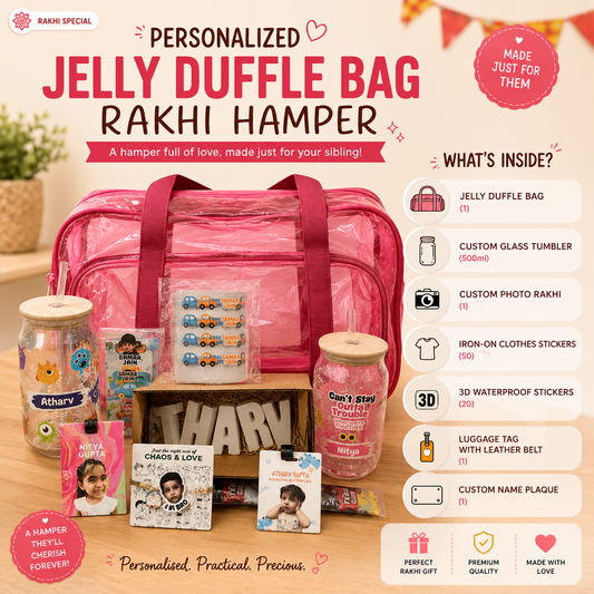 Jelly Dufflebag Rakhi Hamper
